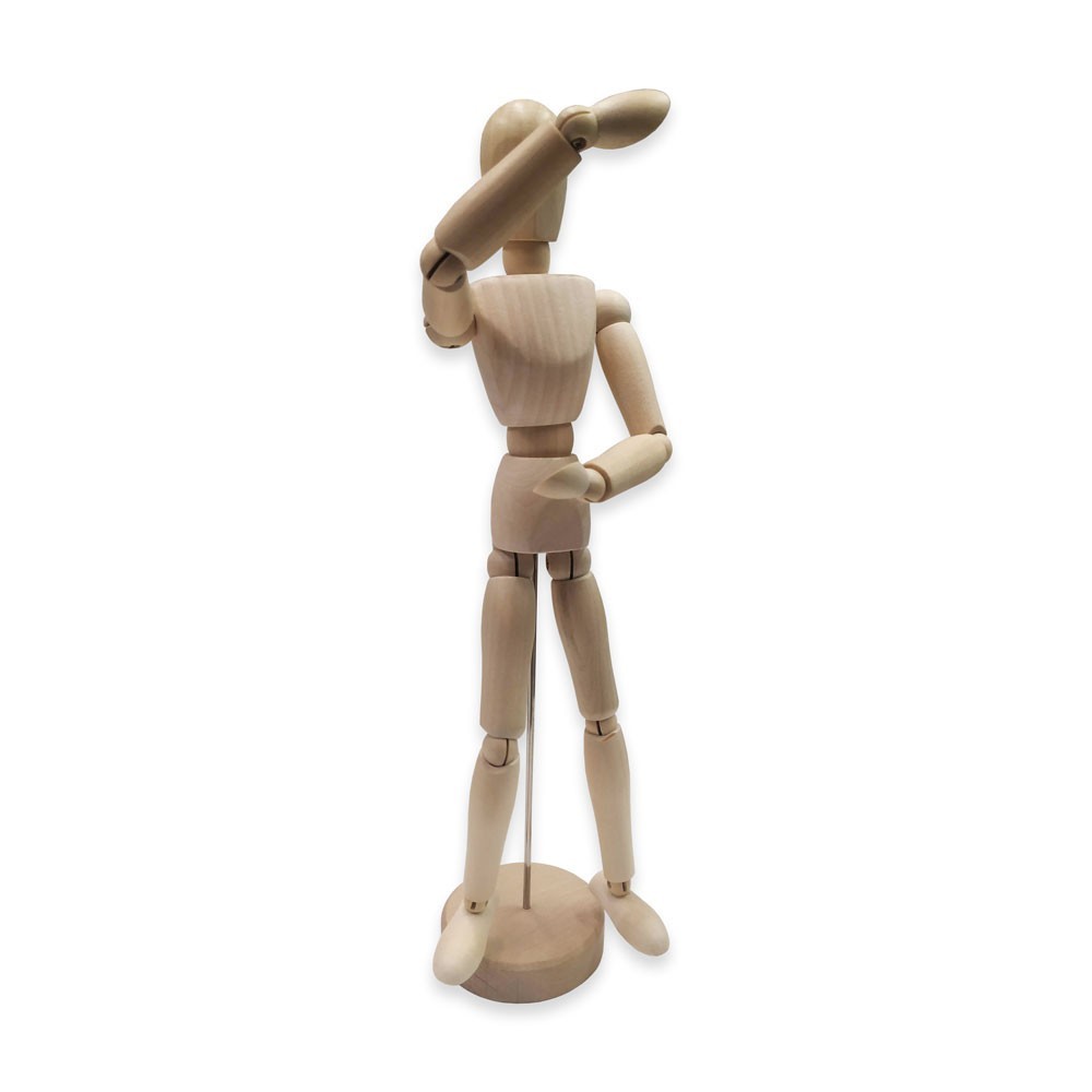 MODELO HUMANO ARTICULADO 30CM.