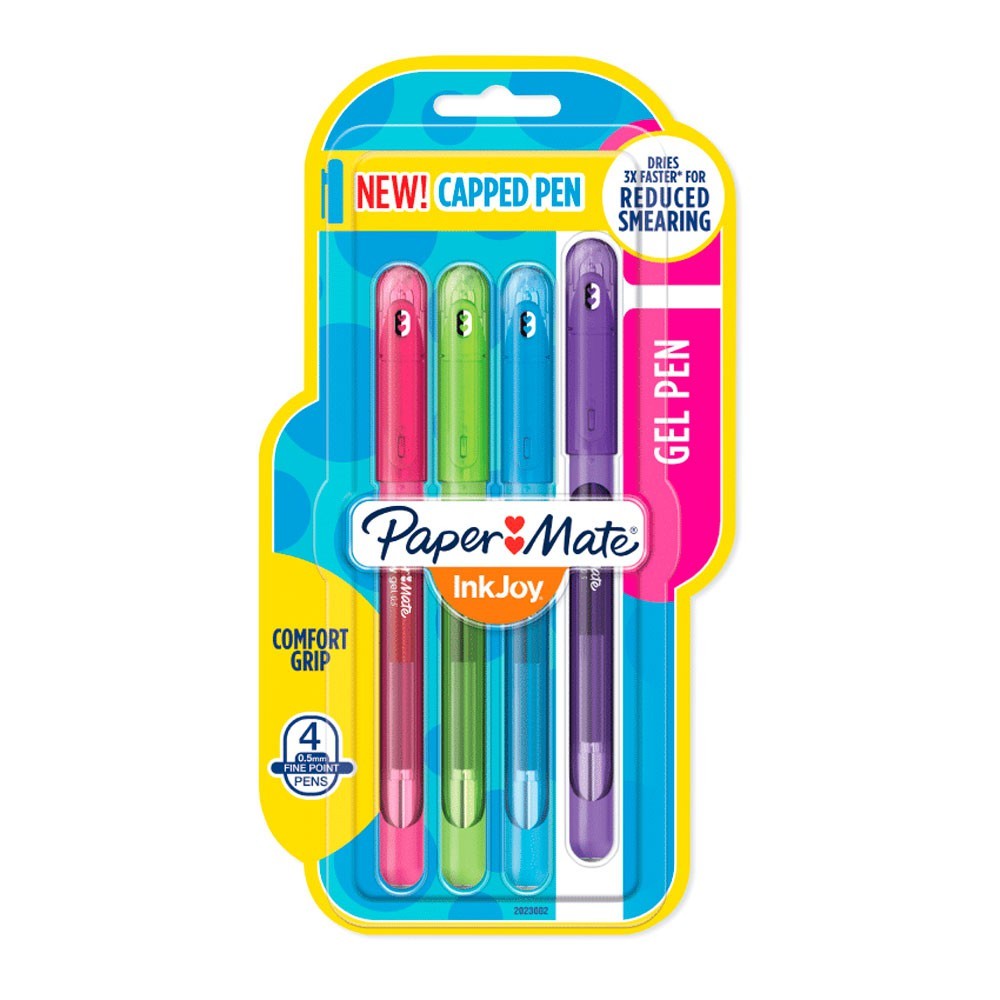 BOLIGRAFO PAPER MATE INKJOY GEL X4