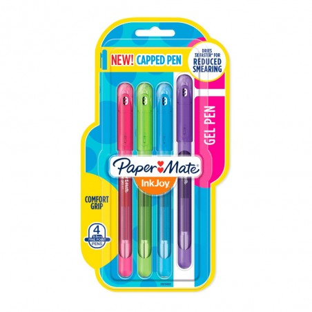 BOLIGRAFO PAPER MATE INKJOY GEL X4