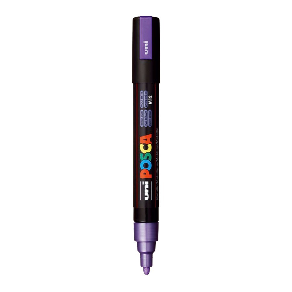MARC.UNI POSCA PC-5M VIOLETA METALICO