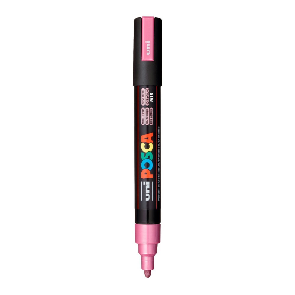 MARC.UNI POSCA PC-5M ROSADO METALICO