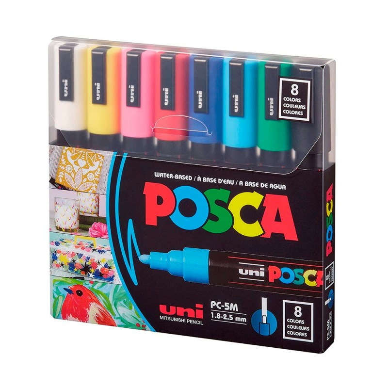 MARC.UNI POSCA PC-5M X8