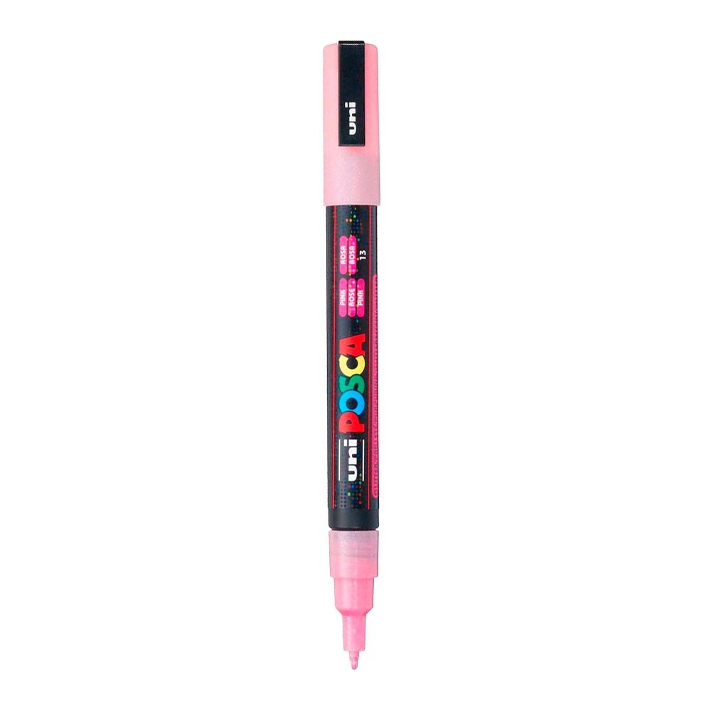 MARC.UNI POSCA PC-3M ROSADO GLITTER