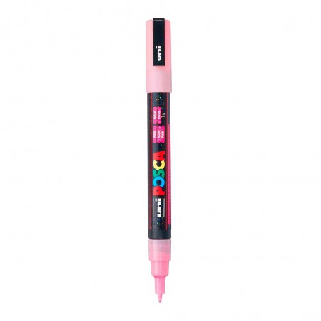 MARC.UNI POSCA PC-3M ROSADO GLITTER