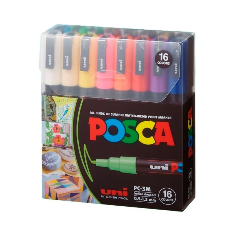 MARC.UNI POSCA PC-3M X16