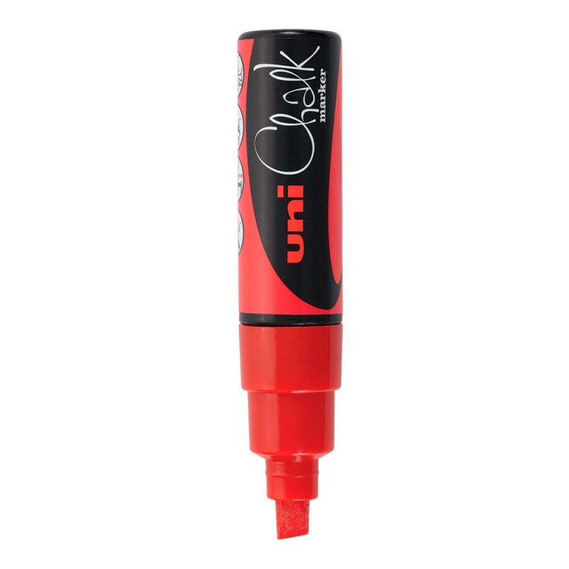 MARC.UNI CHALK  8MM. ROJO