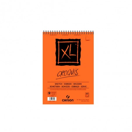 BLOC CANSON XL CROQUIS A5 90G  60H 200787220