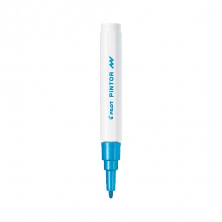 MARC.PILOT PINTOR FINO AZUL METALICO