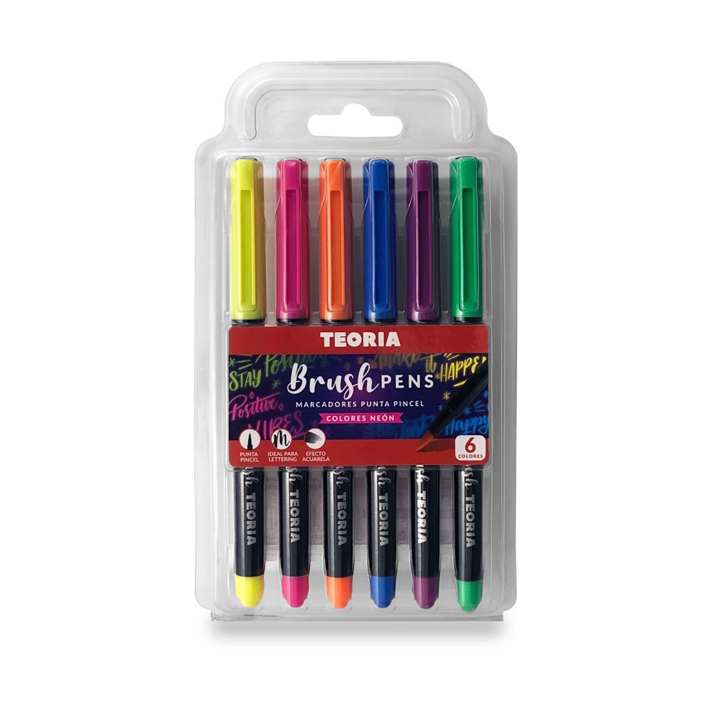 MARC.TEORIA PUNTA PINCEL  6X NEON