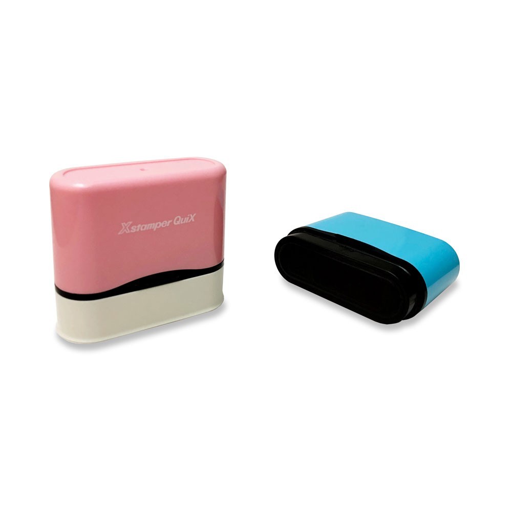 SELLO XSTAMP QUIX QN41 NAME STAMP ROSADO
