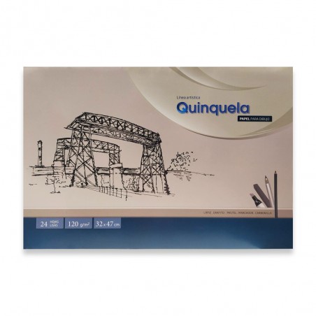 BLOC LEDESMA QUINQUELA 32 X 47 CM 24 HOJAS 120G