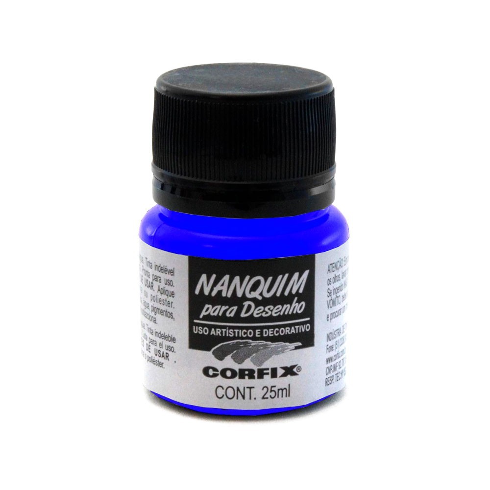 TINTA CHINA CORFIX 25ML AZUL ULTRAMAR