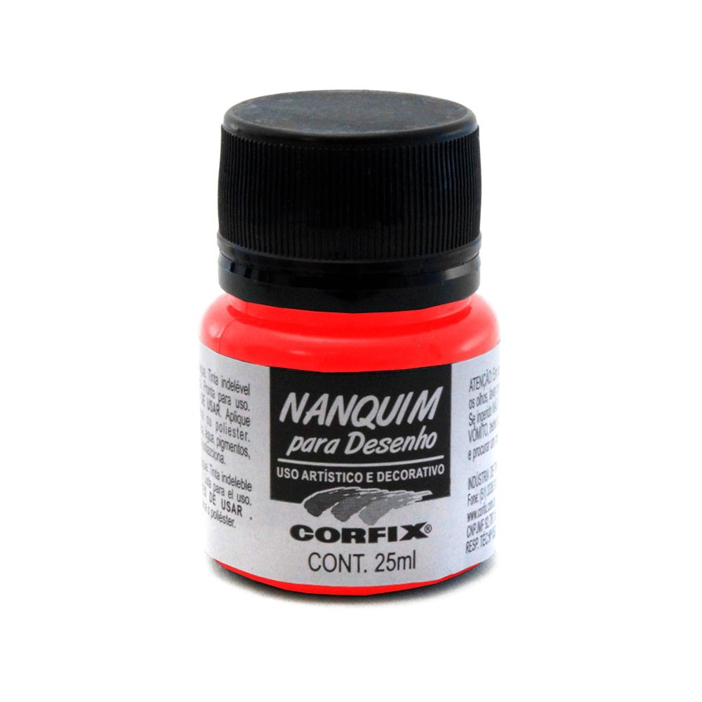 TINTA CHINA CORFIX 25ML ROJO FUEGO