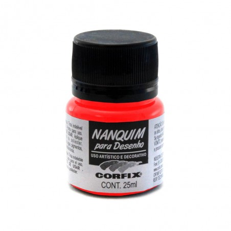 TINTA CHINA CORFIX 25ML ROJO FUEGO