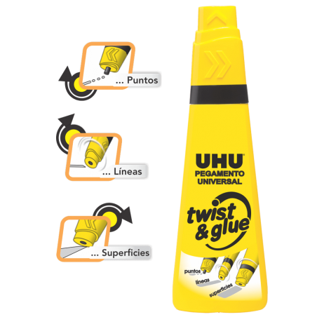 CEMENTO UHU UNIV.TWIST & GLUE