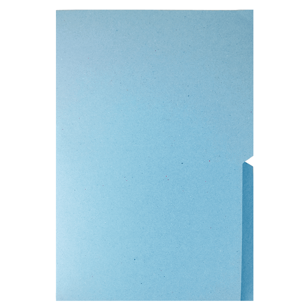 CARPETA CON OREJA OFICIO AZUL