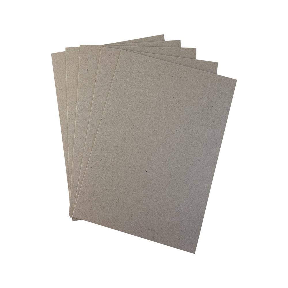Carton Gris 40x50cm Épaisseur 2mm - Lot De 5 Feuilles Pour Loisirs Créatifs